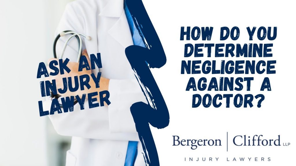 How to determine negligence against a doctor cover