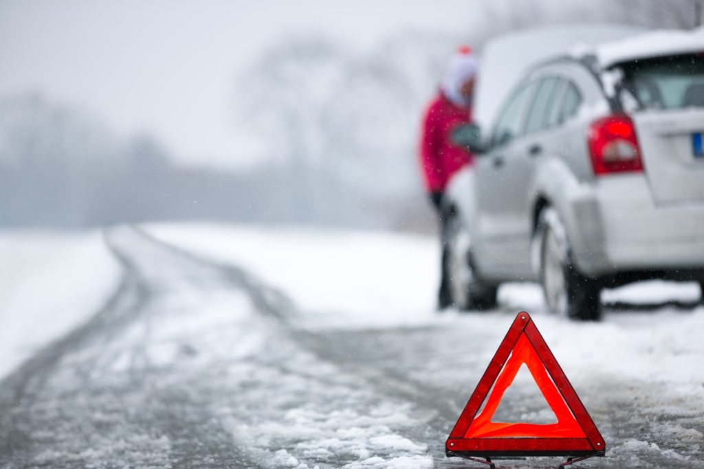 Car accidents in winter weather